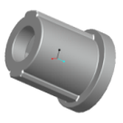 MODULAR SOLUTION D28 FOOT<BR>FOOT CONNECTION FOR M10 STUD
